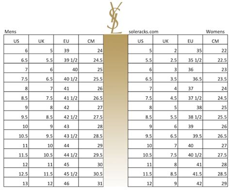 ysl womens shoes size chart|yves saint laurent shoes outlet.